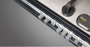 防撬静音九头锁